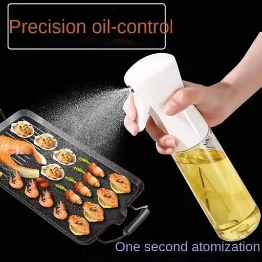 اسپری روغن آشپزخانه پاششی مدل فشاری ظرفیت 250 میلی لیتر مخصوص رژیم غذایی