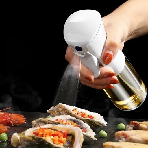 اسپری روغن آشپزخانه پاششی مدل فشاری ظرفیت 250 میلی لیتر مخصوص رژیم غذایی
