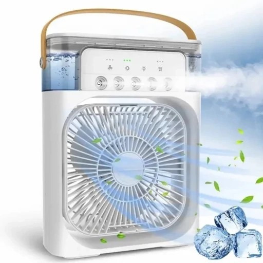 پنکه مه پاش رومیزی اورجینال ممتاز 5 ستاره، دارای چراغ خواب و تایمردار