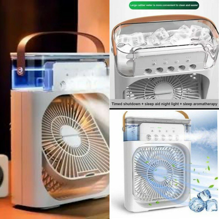 پنکه مه پاش رومیزی اورجینال ممتاز 5 ستاره، دارای چراغ خواب و تایمردار
