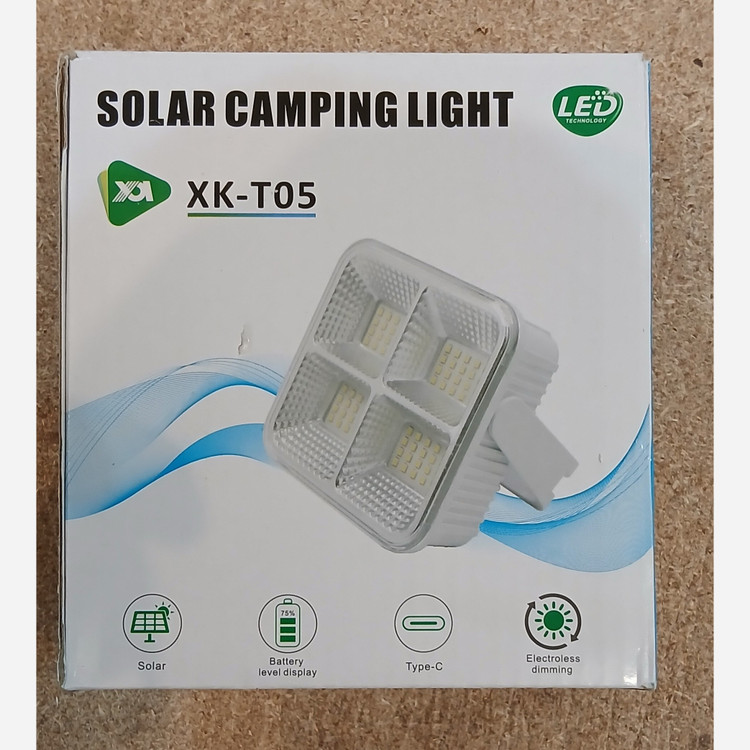 پروژکتور شارژی 80 وات برقی و خورشیدی مدل XK-T05