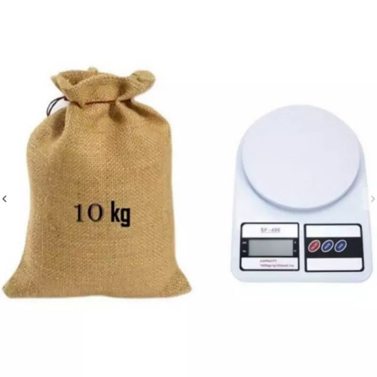 ترازو آشپزخانه اصلی چین برند سومیت با باطری، دیجیتال 10 کیلویی sf 400 دقت 1 گرم، سفید درجه 1 ، ممتاز 5 ستاره