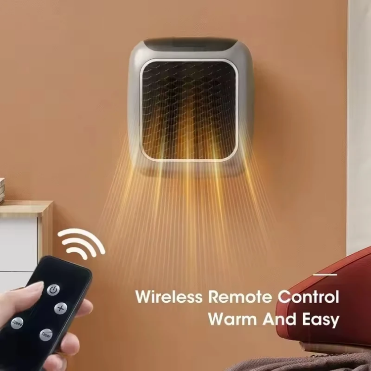 فن هیتر و بخاری برقی فن دار وارداتی مدل CSA 800W صفحه لمسی کنترل دار