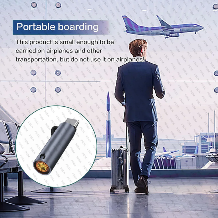 فندک برقی USB-C موبایل | فندک المنتی مینی